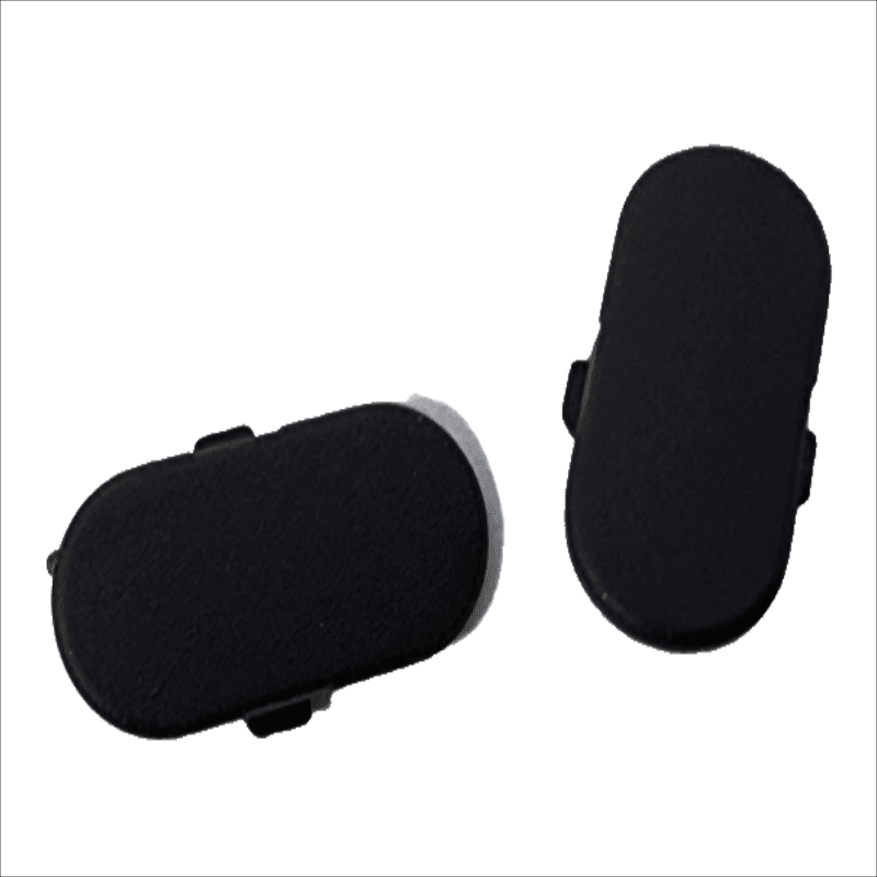 Oval PT Handle Screw Cover - Black