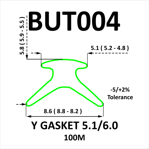 BUT004-1 Y Gasket